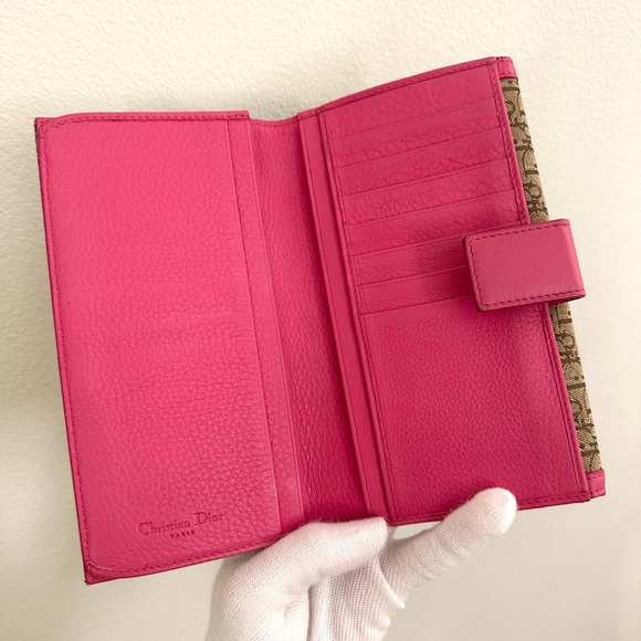 SOLD Dior Pink Monogram long wallet - Picture 9 of 10